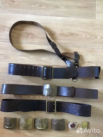 Ремни и пряжки Советской армии
