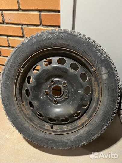 Колеса в сборе зимние continental 205/55 r16