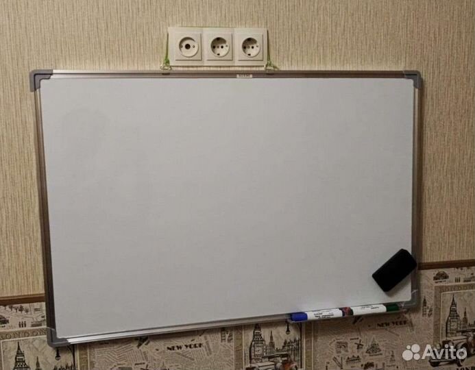 Доска магнитно маркерная 100*60 см