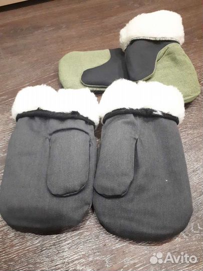 Рукавицы меховые рабочие