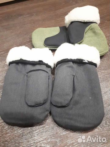 Рукавицы меховые рабочие