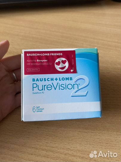 Линзы контактные