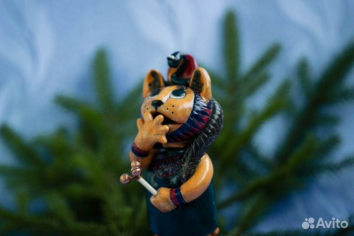 Керамическая фигурка маленькой Бастет