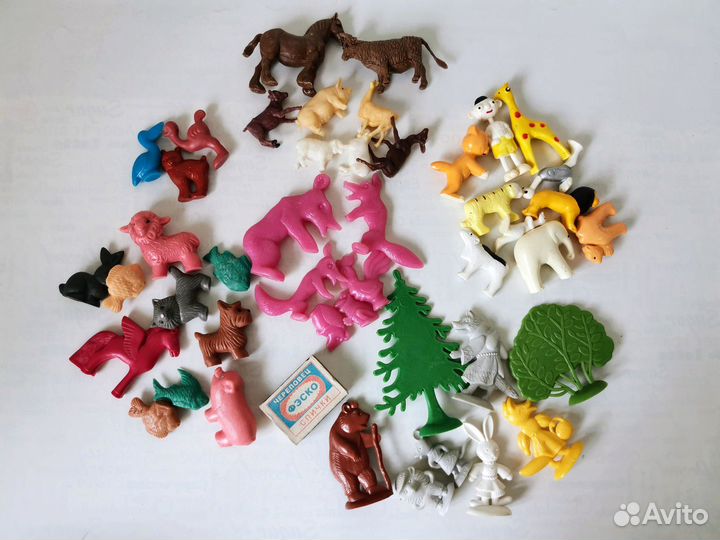 Мелкие игрушки СССР. Наборы от