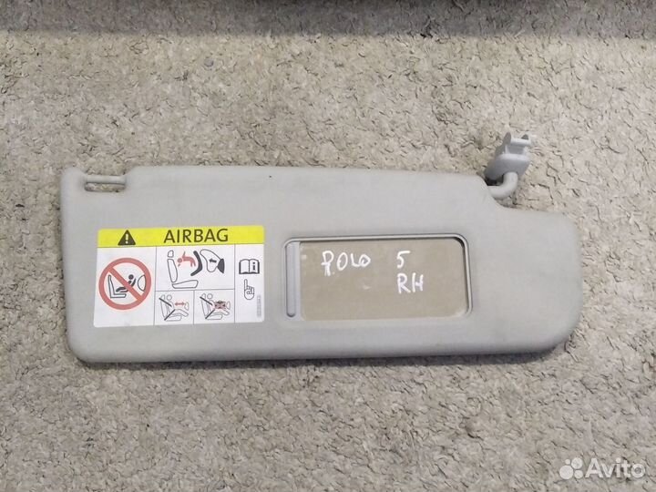 Солнцезащитный козырек VW Polo 5 правый