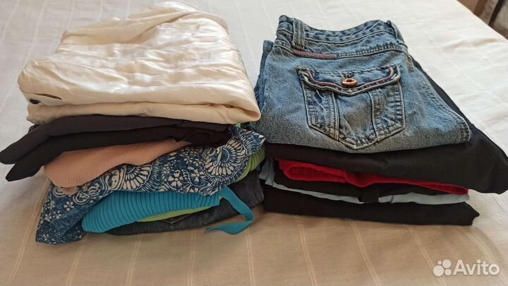 Большой пакет брендовых вещей 42 44