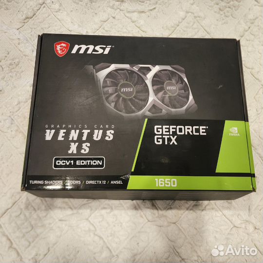 Видеокарта gtx 1650 4gb