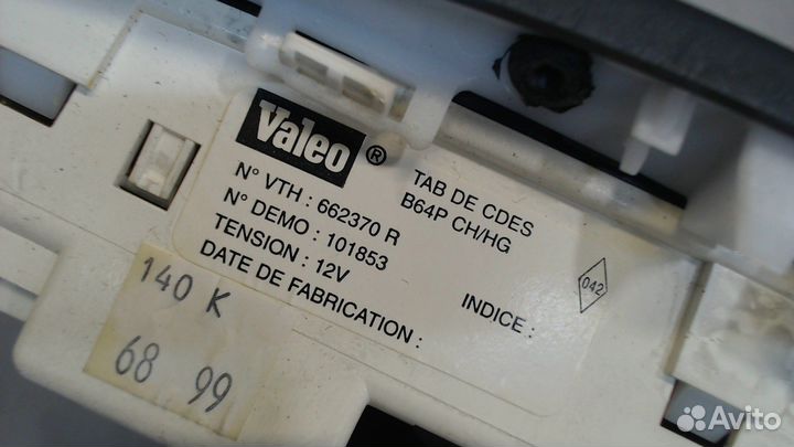 Переключатель отопителя Renault Megane, 1999