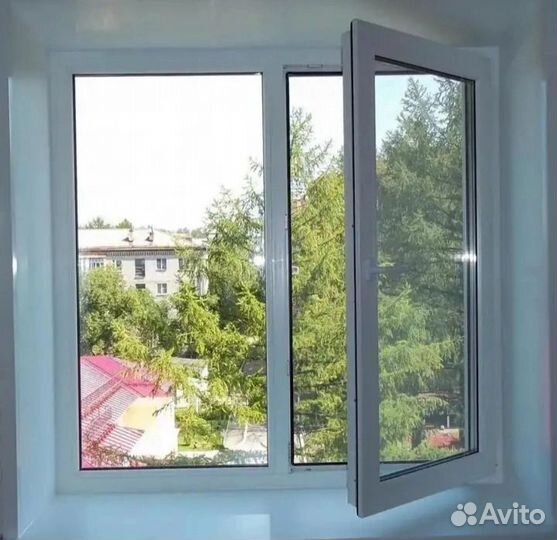 Окно пвх глухое 1050*1530мм