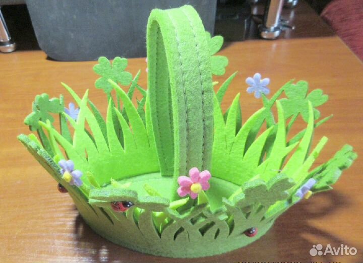 Новая корзинка из фетра