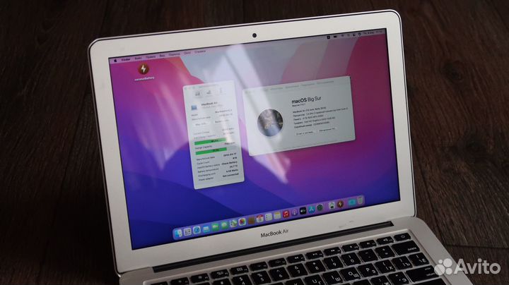 Ноутбук MacBook Air 2014 i5/4Gb/120Gb (76%)