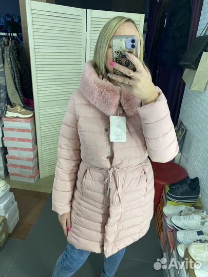 Куртка удлиненная женская демисезонная 42