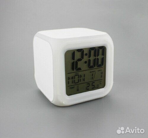 Часы будильник LED
