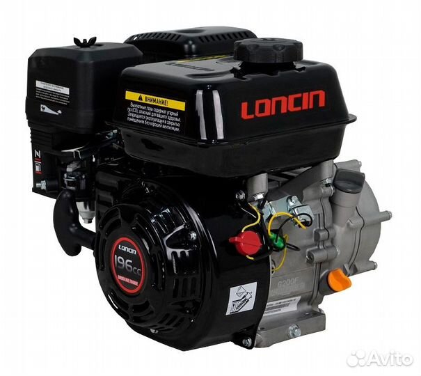 Двигатель бензиновый Loncin G200F-B с редуктор