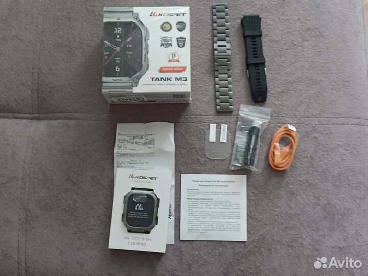 Смарт часы Kospekt tank M3