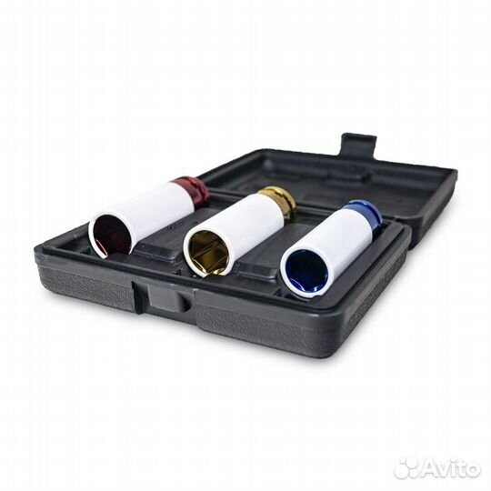 Набор головок торцевых ударных колесных 1/2