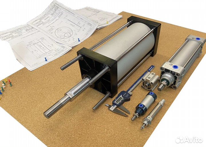 Пневмоцилиндр Festo dsbg-50-320-PPV-A (аналог)