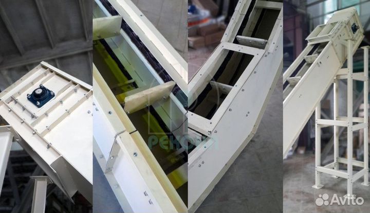 Скребковые цепные транспортёры, конвейеры