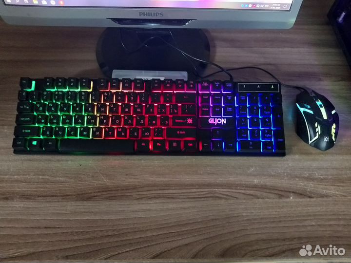 Игровой компьютер + Монитор