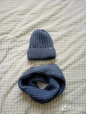 Шапка со снудом женская