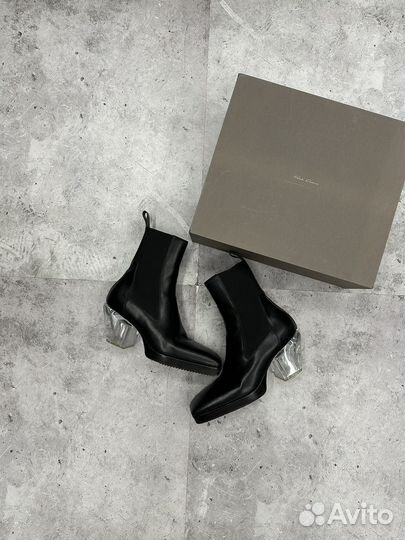 Каблуки Rick Owens Heeled Sliver Boots оригинал