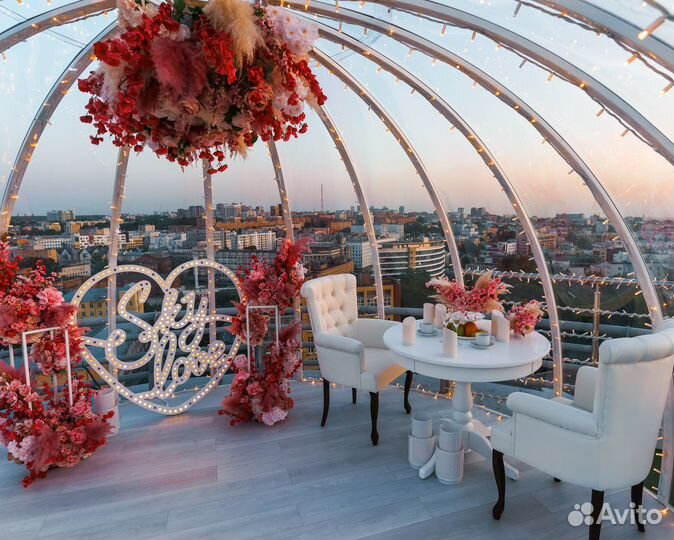 Романтика на высоте в Нижнем Новгороде