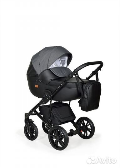 Коляска 3 в 1 indigo mio + F