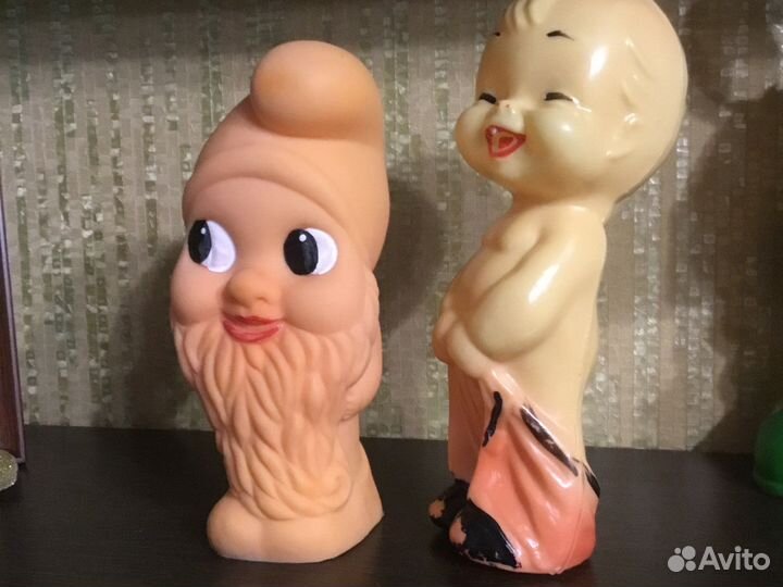 Резиновые и пластиковые игрушки СССР