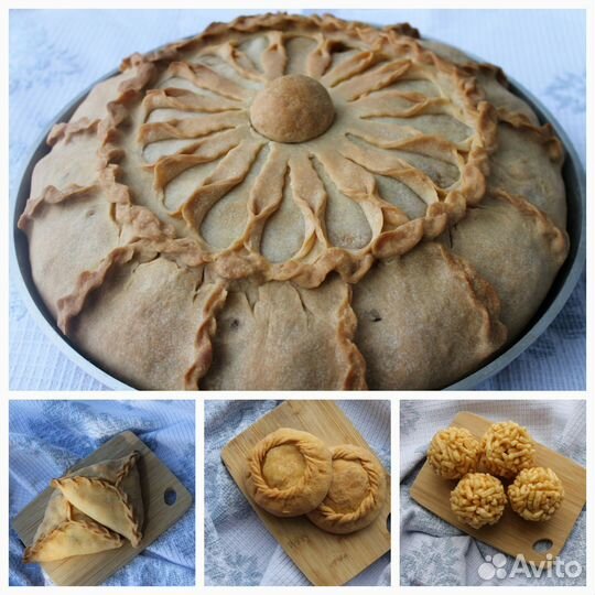 Татарская выпечка (чак-чак, бэлеш, губадия и др.)