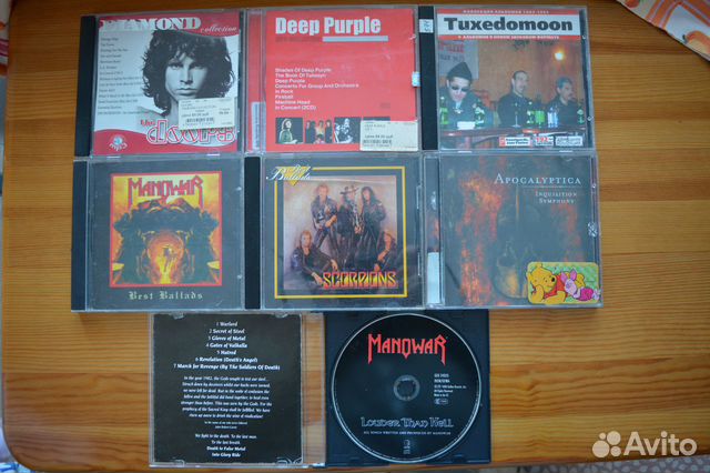 CD/MP3 диски, рок-музыка Doors, Deep Purple и т.д