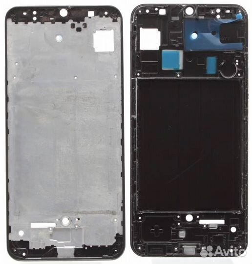 Рамка дисплея для Samsung A505F (A50) Черная