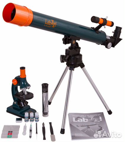 Телескоп и микроскоп Levenhuk LabZZ MT2 - набор