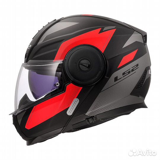 Ls2 Ff902 Scope 2 Duria Мотошлем Black Red Matt Красный