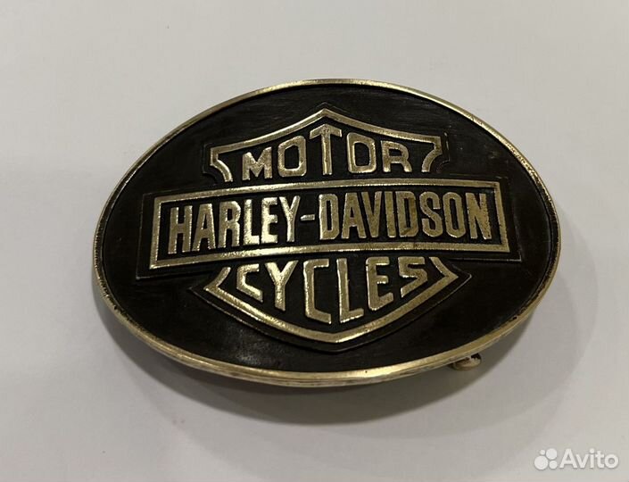 Пряжка Harley Davidson из латуни