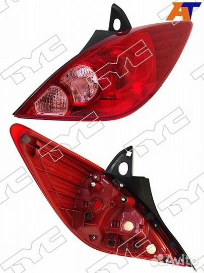 Фонарь задний nissan tiida 07-14 RH 5D 11-6321-A1