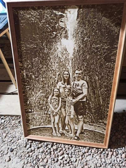 Выжигание портретов на дереве