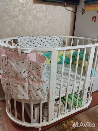 Детская кроватка 8 в 1 трансформер