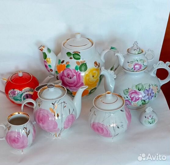 Чайник, сливочник Дулево, Хайта