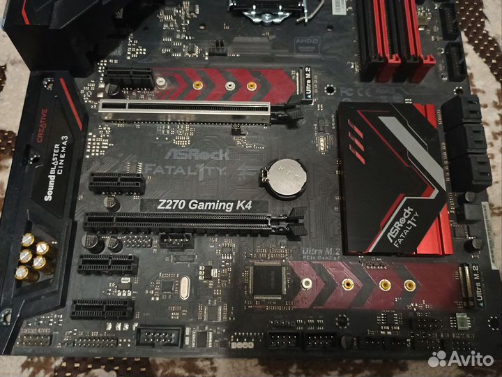 Мат. плата Asrock Fatality Z270(Нужен ремонт)