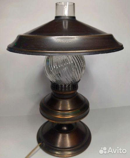 Лампа настольная под керосиновую СССР