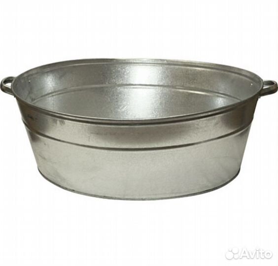 Таз/ванна оцинкованная 45л