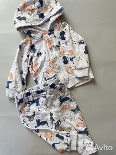 Вещи пакетом на девочку Zara 80