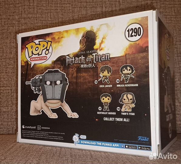 Funko Pop Attack on Titan Cart Titan #1290
