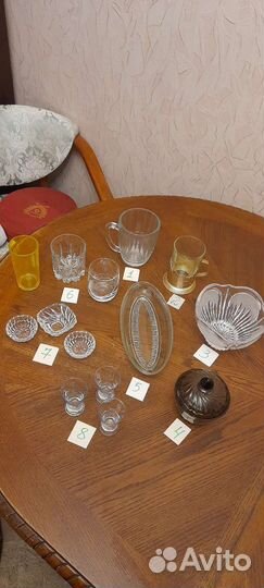 Стекло для сервировки стола времен СССР