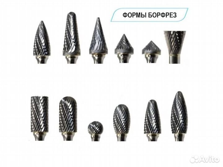 Борфрезы твердосплавные