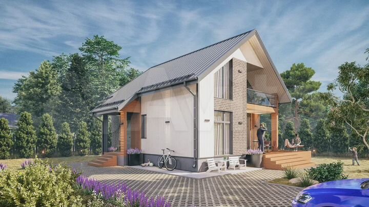 Дом 129 м² на участке 7,8 сот.