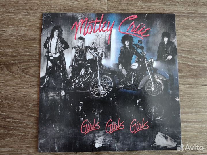 Motley Crue Girls Girls Girls LP Splatter vinyl