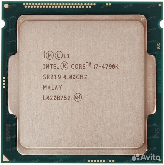 Процессор intel core i7 4790k Сокет 1150