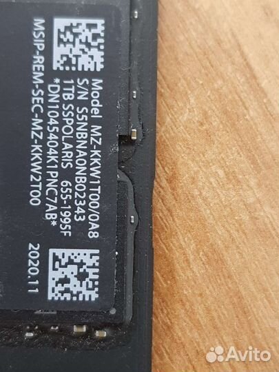 SSD 1TB Apple оригинал для iMac MacBook