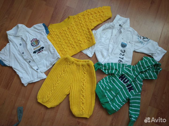 Пакет вещей на мальчика 68-74-80